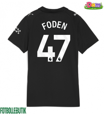 Manchester City Phil Foden #47 Bortatröja Kvinnor 2025-26 Kortärmad